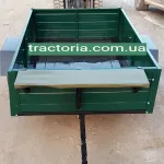 Причіп для мотоблока з колесами та гальмами